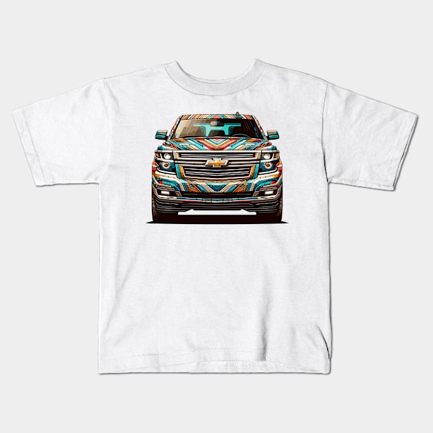 Chevrolet Suburban Kids T-Shirt by Vehicles-Art